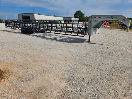 Used 2025 Silver Armor 43' DUAL RAIL HAY TRAILER W/HYDROJACK & 10K AXLES