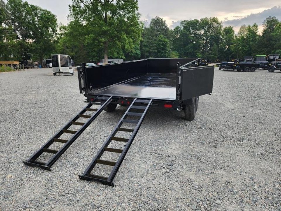 New 2027 Big Tex Trailers 7x14 14LX 14K w/ Slide-In Ramps Dump Trailer