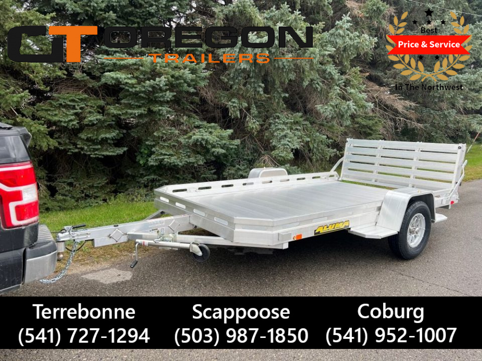 New 2027 Aluma 77"x10' Aluminum Utility Trailer