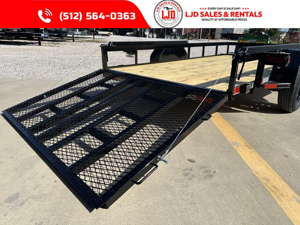 New 2026 Lacosta - 6 x 12 - Utility Trailer -- Spring Asissted 4' Gate-