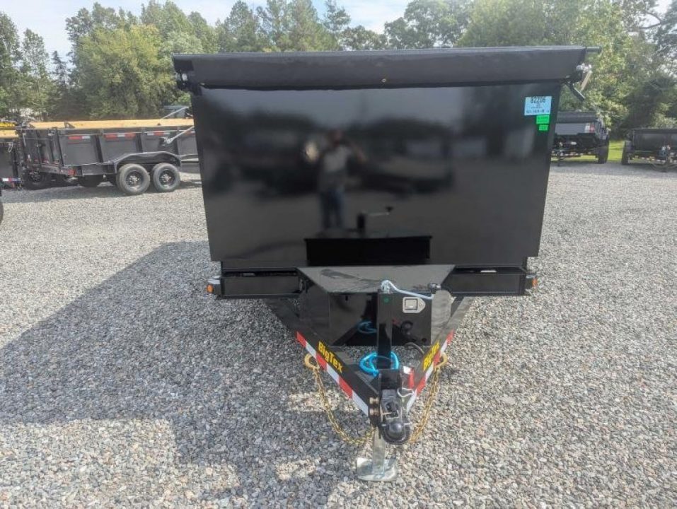 New 2027 Big Tex Trailers 7x14 14LX 14K DumpTrailer w/ Slide-In Ramps and 4FT sides