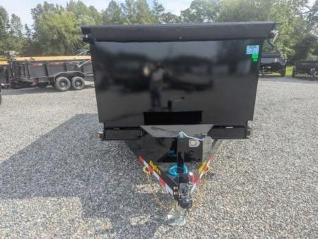 New 2027 Big Tex Trailers 7x14 14LX 14K DumpTrailer w/ Slide-In Ramps and 4FT sides