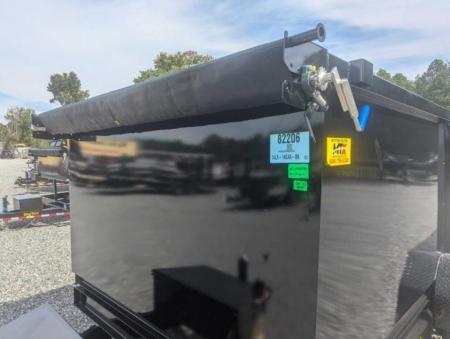 New 2027 Big Tex Trailers 7x14 14LX 14K DumpTrailer w/ Slide-In Ramps and 4FT sides