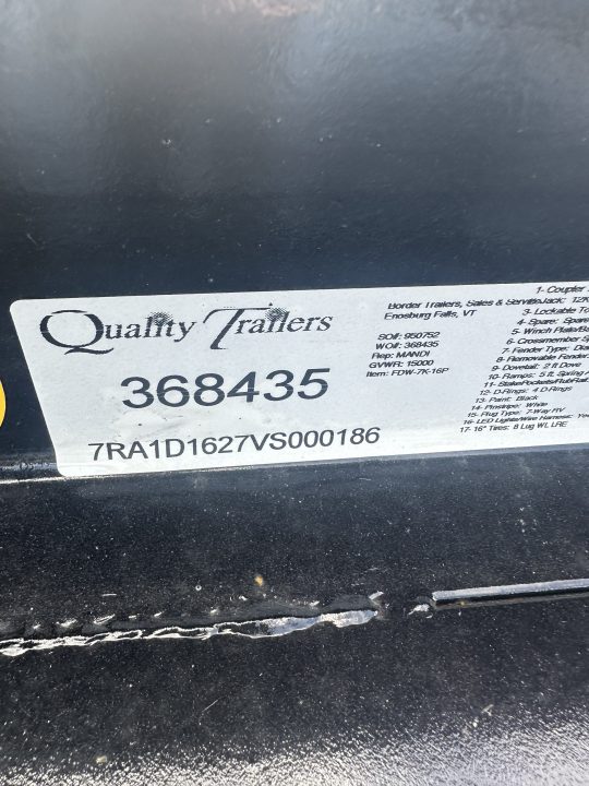 New 2026 Quality Trailers PRO-DW Equipment Trailer