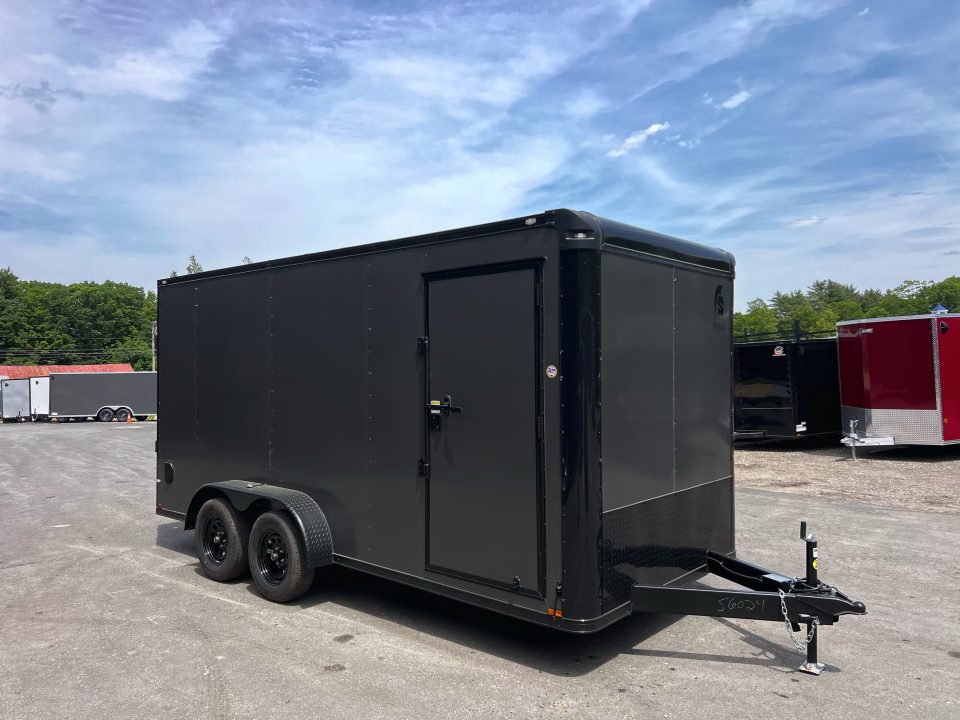 New 2026 Spartan 7X16 Flat Nose w/ Cast Corners / 7' interior height / Polycore Exterior / 16" OC Construction - 7000GVW
