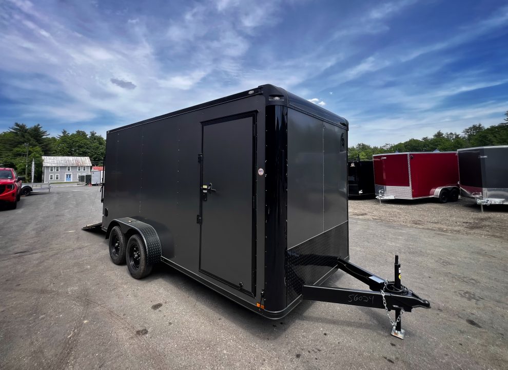 New 2026 Spartan 7X16 Flat Nose w/ Cast Corners / 7' interior height / Polycore Exterior / 16" OC Construction - 7000GVW