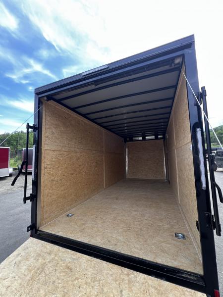 New 2026 Spartan 7X16 Flat Nose w/ Cast Corners / 7' interior height / Polycore Exterior / 16" OC Construction - 7000GVW
