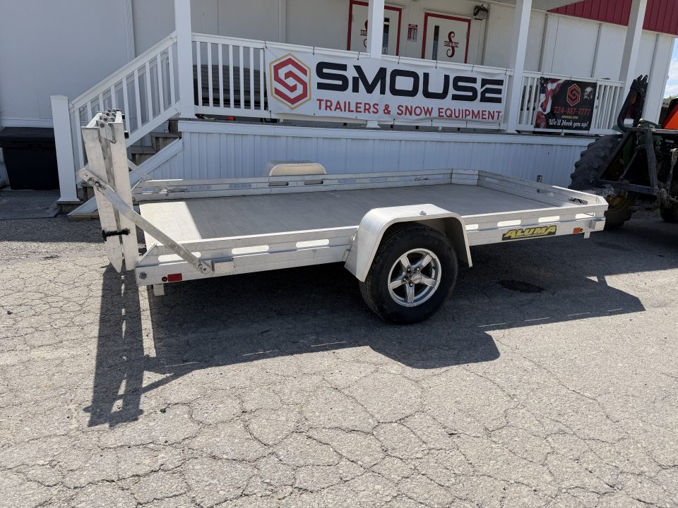 Used 2024 Aluma 6'5" x 12 HD Utility w/ Bi-Fold Gate