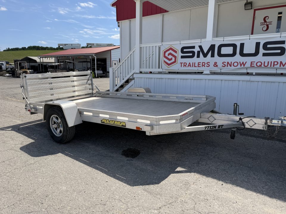 Used 2024 Aluma 6'5" x 12 HD Utility w/ Bi-Fold Gate