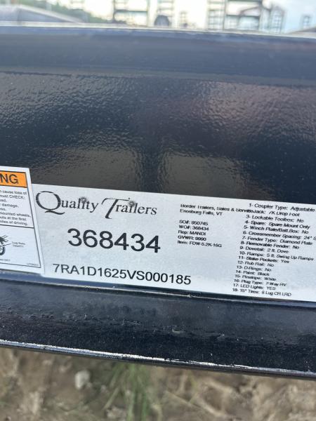 New 2026 Quality Trailers GEN-DW Equipment Trailer