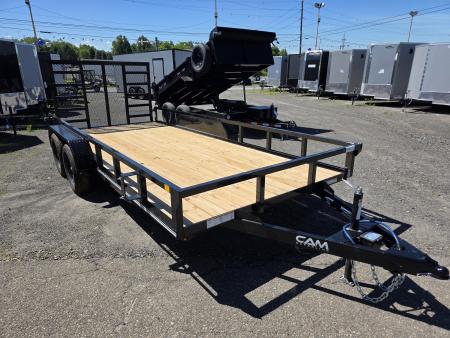 New 2026 Cam Superline 7X16 7K - TUBE TOP Utility Trailer