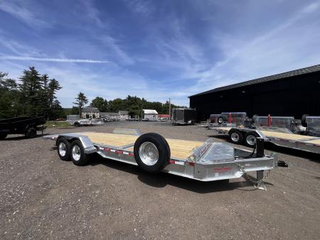 New 2026 Triumph galvanized 7x22 (16+6) Gravity Tilt w/ Stationary Deck/ Hydro Jack - 16k GVW