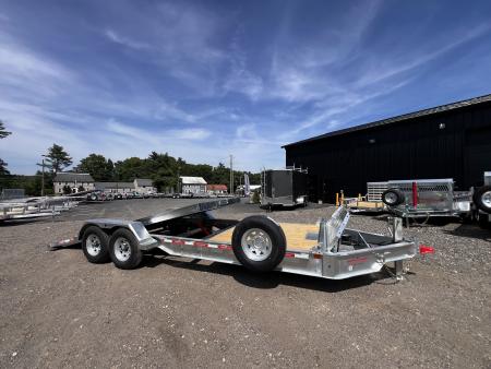 New 2026 Triumph galvanized 7x22 (16+6) Gravity Tilt w/ Stationary Deck/ 14k GVW
