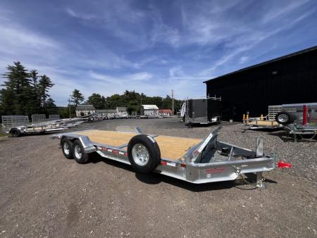 New 2026 Triumph galvanized 7x22 (16+6) Gravity Tilt w/ Stationary Deck/ 14k GVW