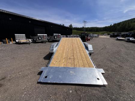 New 2026 Triumph galvanized 7x22 (16+6) Gravity Tilt w/ Stationary Deck/ 14k GVW
