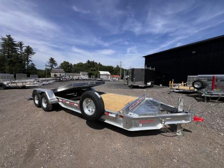 New 2026 Triumph galvanized 7x22 (16+6) Gravity Tilt w/ Stationary Deck/ 14k GVW