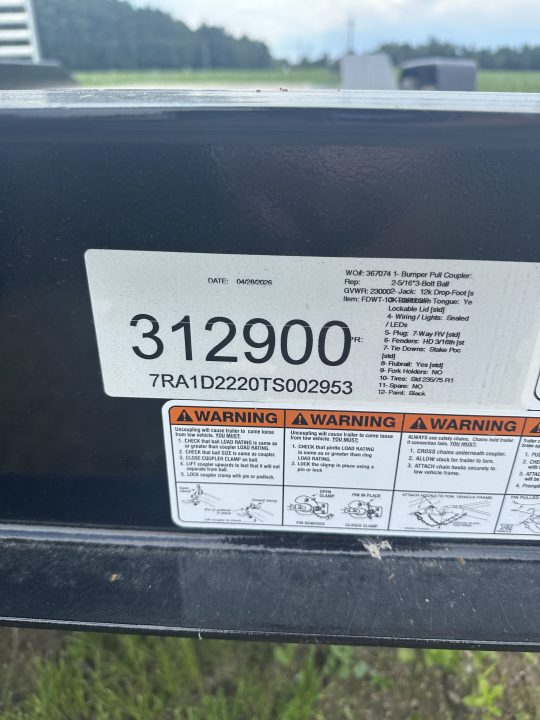New 2026 Quality Trailers PRO-WT Tilt Trailer