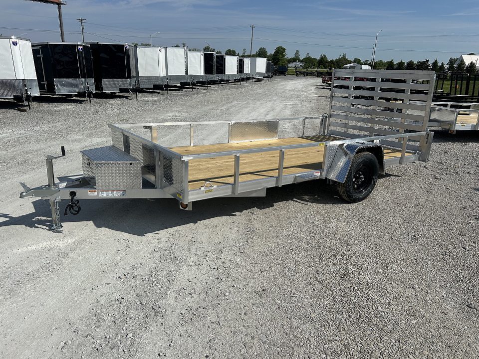 New 2026 QUALITY STEEL AND ALUMINUM 82"x14' Aluminum Utility Trailer