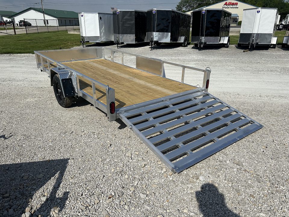 New 2026 QUALITY STEEL AND ALUMINUM 82"x14' Aluminum Utility Trailer