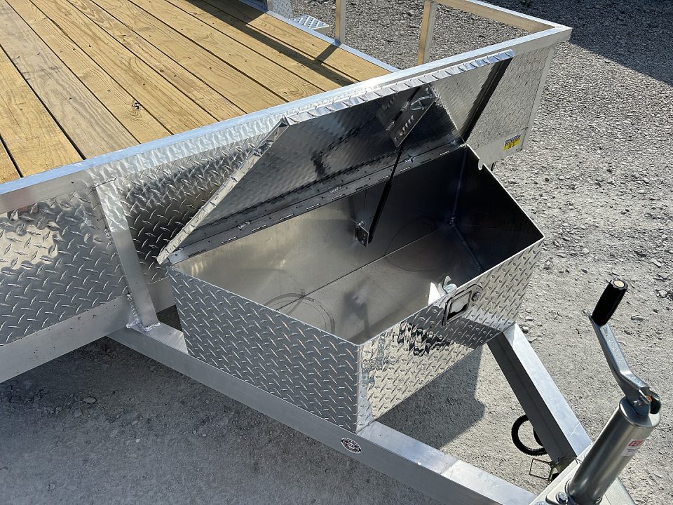 New 2026 QUALITY STEEL AND ALUMINUM 82"x14' Aluminum Utility Trailer
