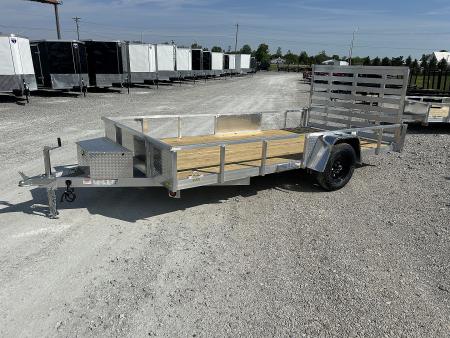 New 2026 QUALITY STEEL AND ALUMINUM 82 x14' Aluminum Utility Trailer