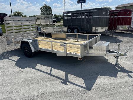 New 2026 QUALITY STEEL AND ALUMINUM 82"x14' Aluminum Utility Trailer