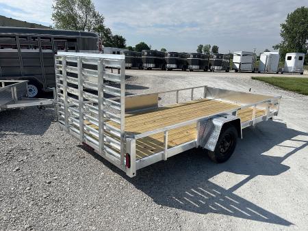 New 2026 QUALITY STEEL AND ALUMINUM 82"x14' Aluminum Utility Trailer