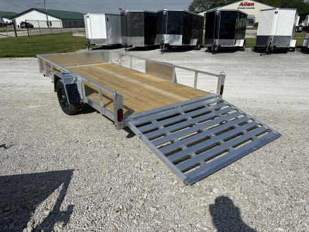 New 2026 QUALITY STEEL AND ALUMINUM 82"x14' Aluminum Utility Trailer