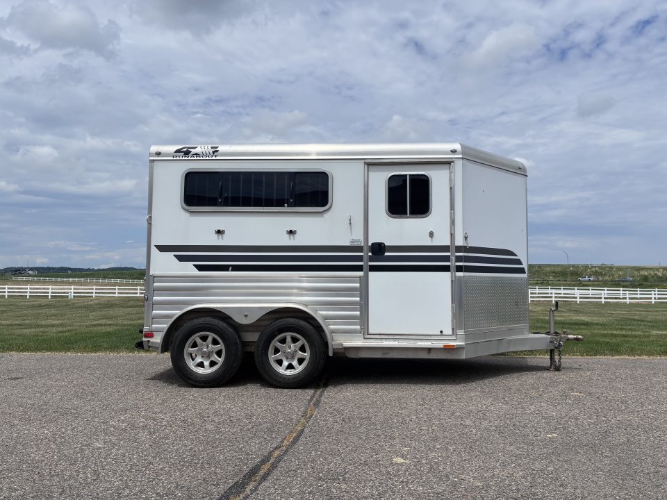 Used 2018 4-Star Trailers 2 Horse Slant Load Bumper Pull Horse Trailer
