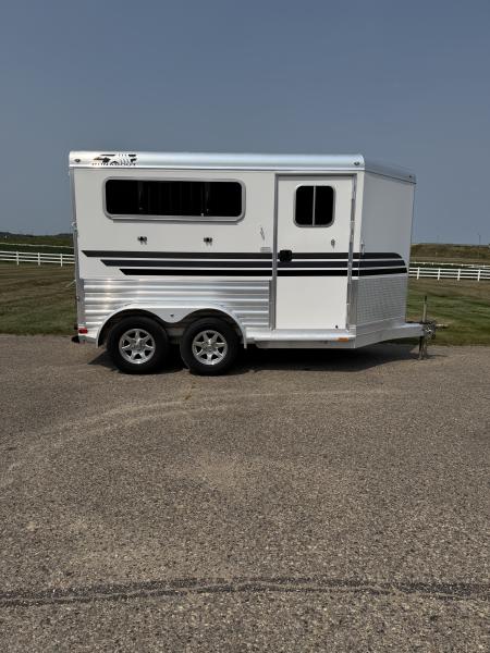 Used 2018 4-Star Trailers 2 Horse Slant Load Bumper Pull Horse Trailer