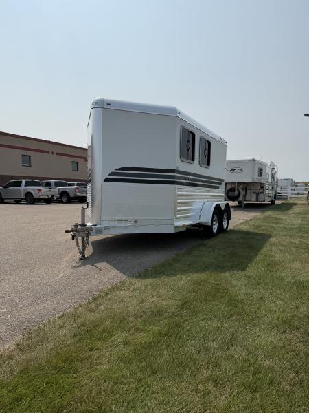 Used 2018 4-Star Trailers 2 Horse Slant Load Bumper Pull Horse Trailer
