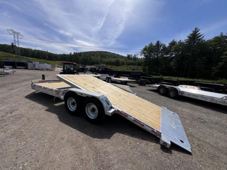 New 2026 Triumph galvanized 7x22 (16+6) Gravity Tilt w/ Stationary Deck/ Hydro Jack - 16k GVW