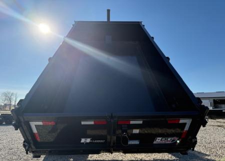 New 2026 Hillcrest Black-Grey 7'x14' 15.4k Dump Trailer