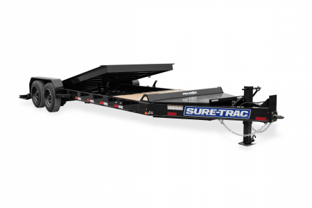 New 2026 Sure-Trac 82"X16+4 Pro Series 17.6k Tilt Equipment Trailer