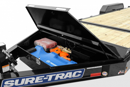 New 2026 Sure-Trac 82"X16+4 Pro Series 17.6k Tilt Equipment Trailer