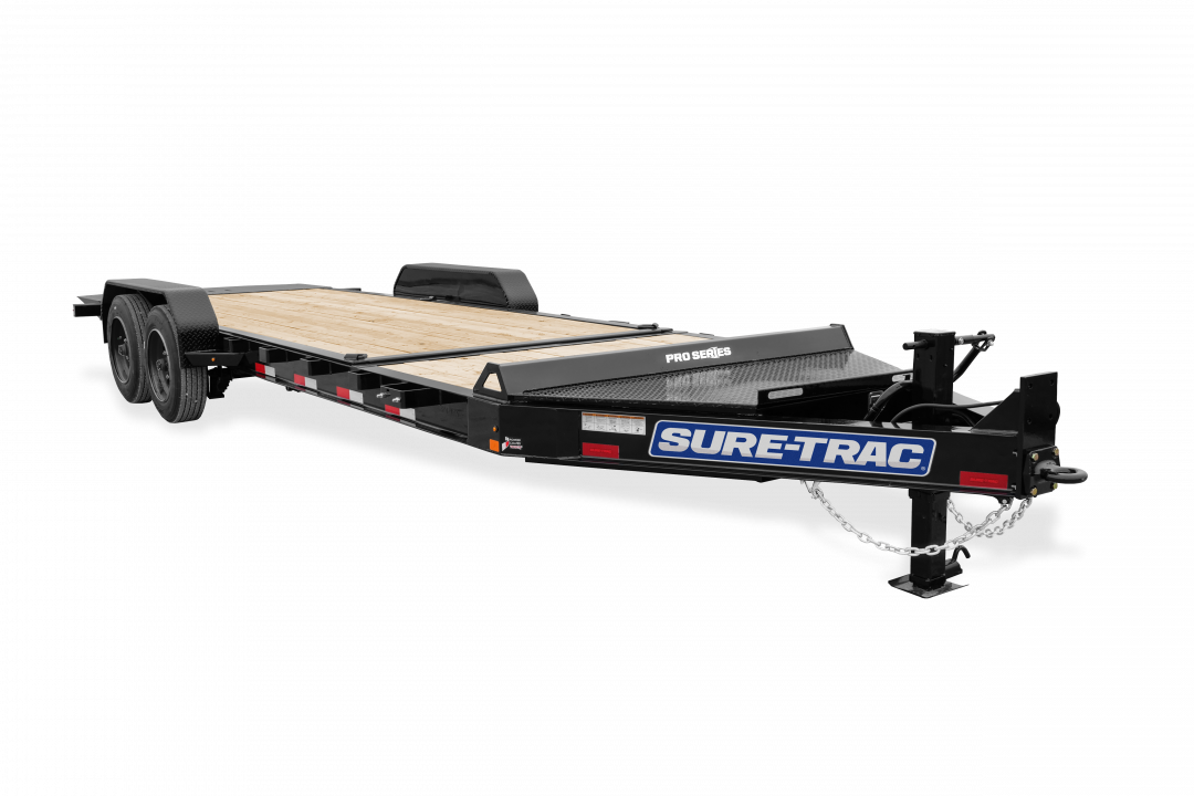 New 2026 Sure-Trac 82"X16+6 Pro Series 17.6k Tilt Equipment Trailer