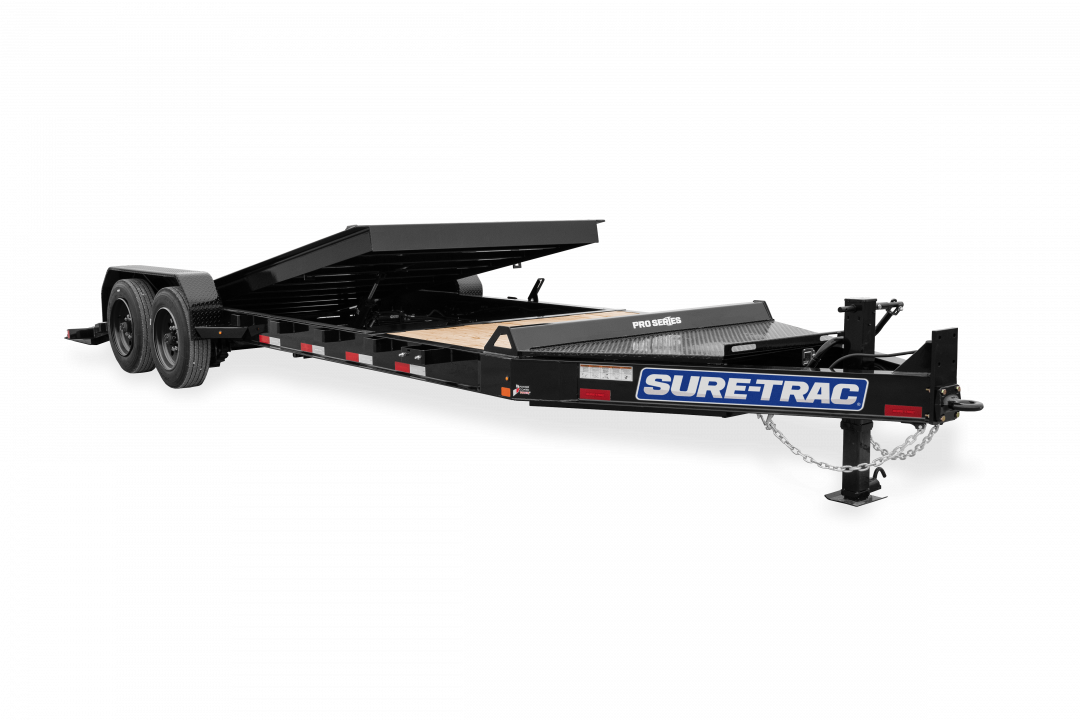 New 2026 Sure-Trac 82"X16+6 Pro Series 17.6k Tilt Equipment Trailer