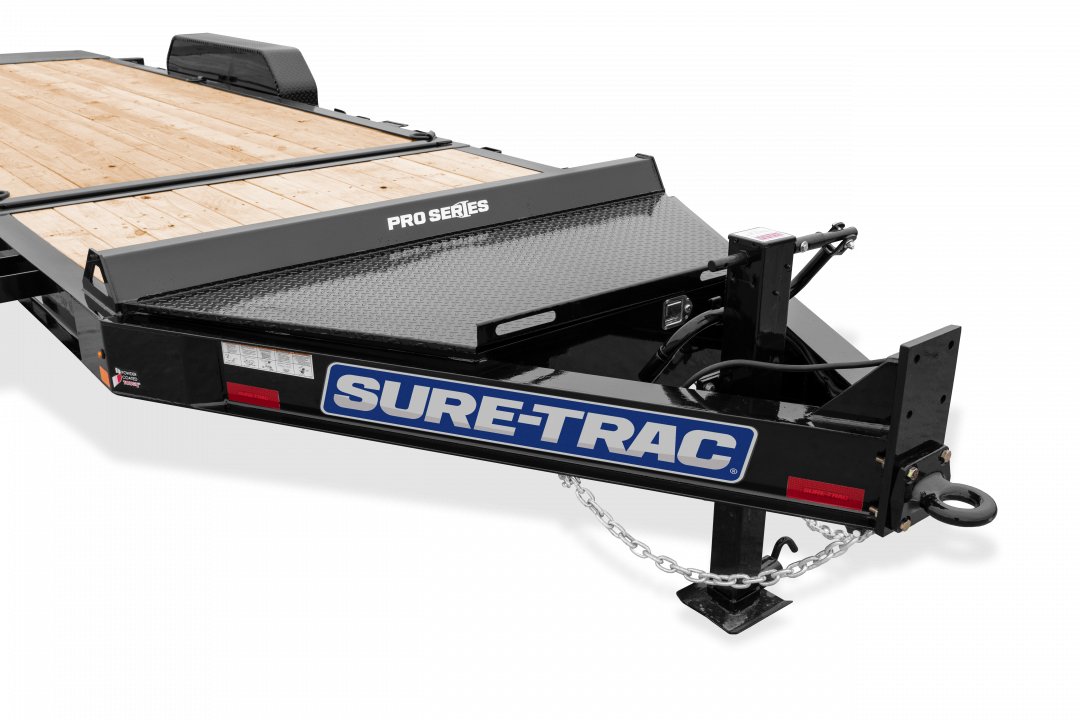 New 2026 Sure-Trac 82"X16+6 Pro Series 17.6k Tilt Equipment Trailer