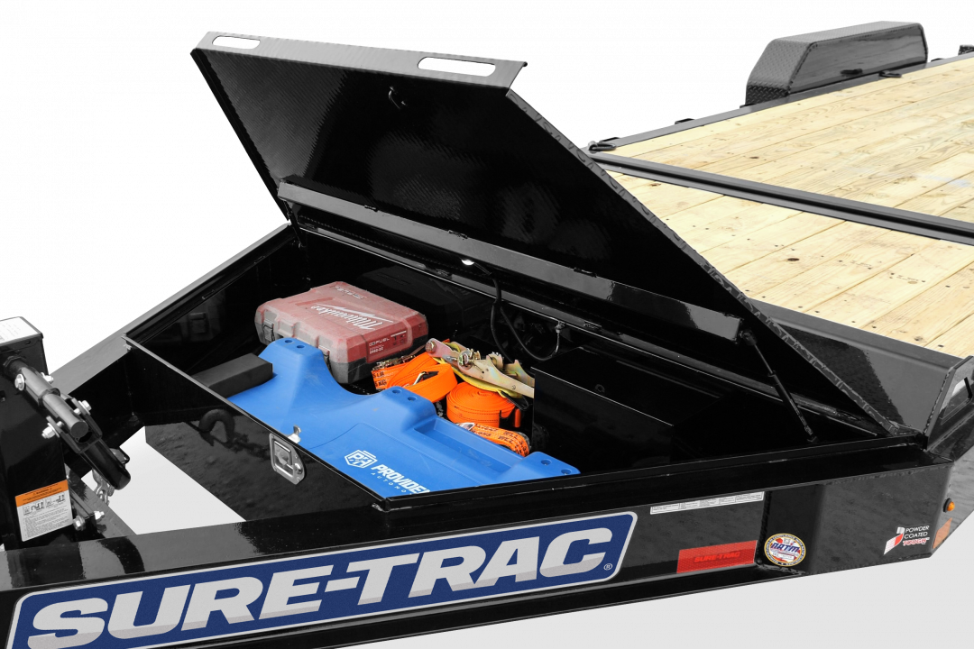 New 2026 Sure-Trac 82"X16+6 Pro Series 17.6k Tilt Equipment Trailer