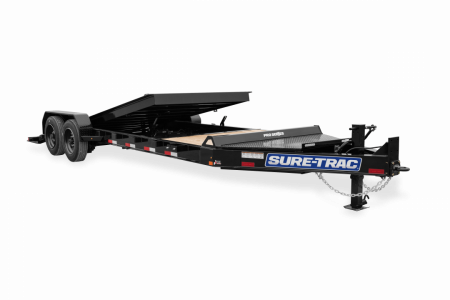 New 2026 Sure-Trac 82"X16+6 Pro Series 17.6k Tilt Equipment Trailer