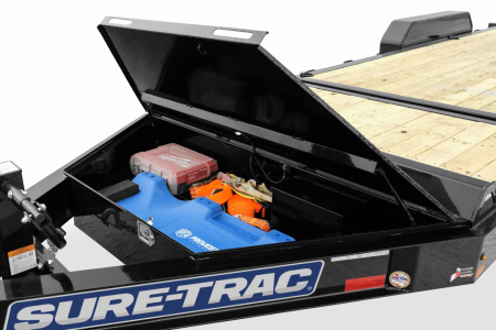 New 2026 Sure-Trac 82"X16+6 Pro Series 17.6k Tilt Equipment Trailer