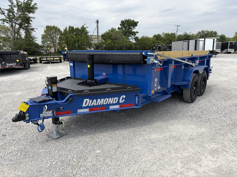 New 2026 Diamond C Trailers LPT207L14X82 (82" X 14') 15.5K Telescopic Dump Trailer
