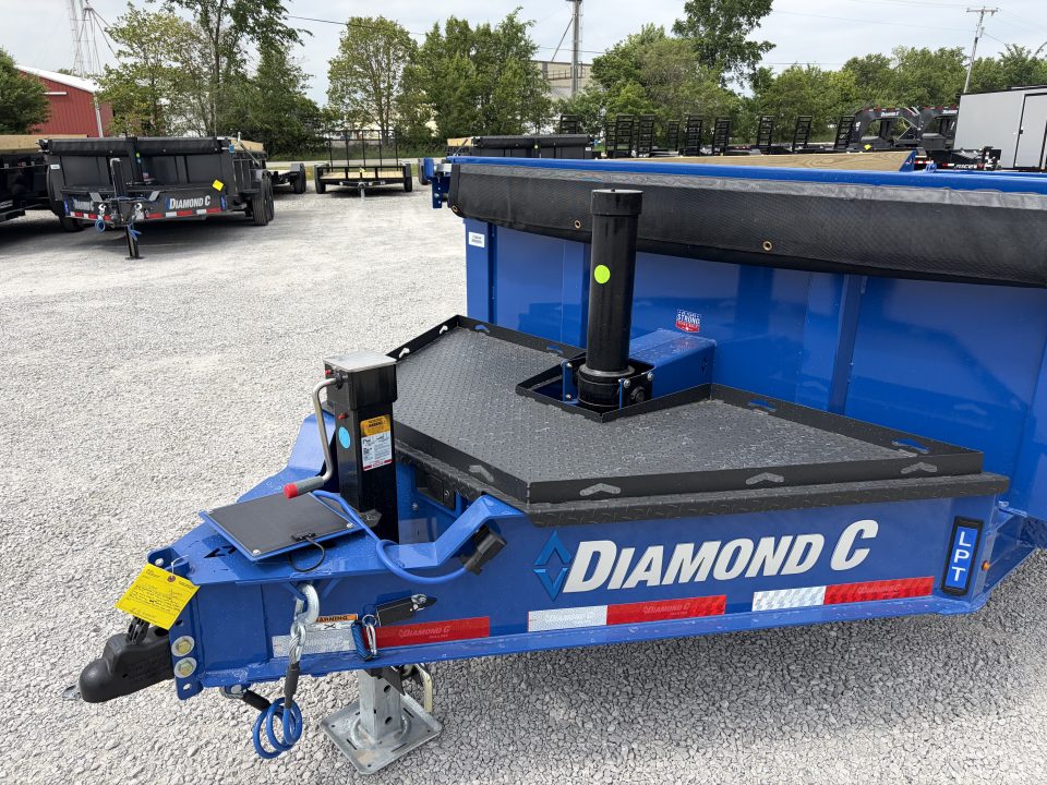 New 2026 Diamond C Trailers LPT207L14X82 (82" X 14') 15.5K Telescopic Dump Trailer