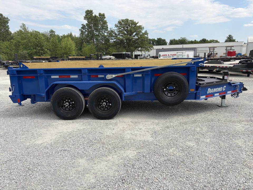 New 2026 Diamond C Trailers LPT207L14X82 (82" X 14') 15.5K Telescopic Dump Trailer