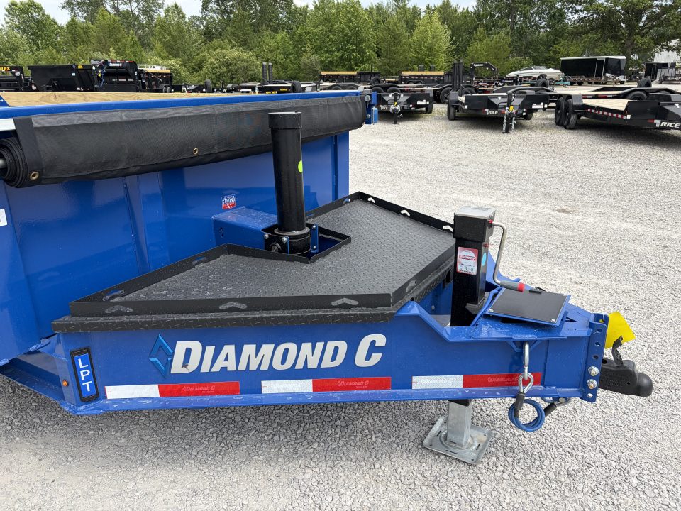 New 2026 Diamond C Trailers LPT207L14X82 (82" X 14') 15.5K Telescopic Dump Trailer