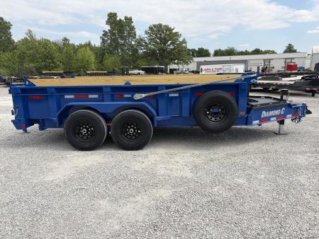 New 2026 Diamond C Trailers LPT207L14X82 (82" X 14') 15.5K Telescopic Dump Trailer