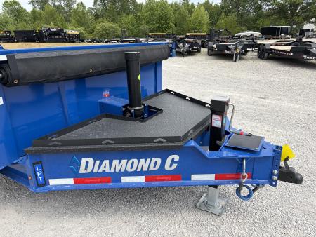 New 2026 Diamond C Trailers LPT207L14X82 (82" X 14') 15.5K Telescopic Dump Trailer