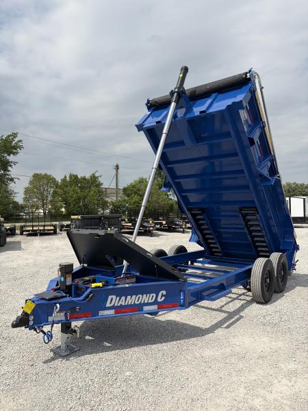 New 2026 Diamond C Trailers LPT207L14X82 (82" X 14') 15.5K Telescopic Dump Trailer