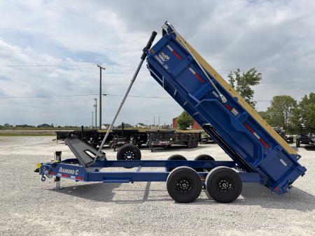 New 2026 Diamond C Trailers LPT207L14X82 (82" X 14') 15.5K Telescopic Dump Trailer