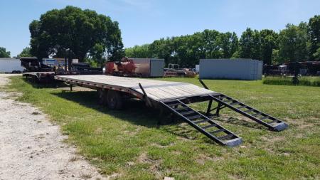 Used 2022 Quality Trailers 102 " x 28' (24'+4' Dove Tail ) 14K Deckover Trailer